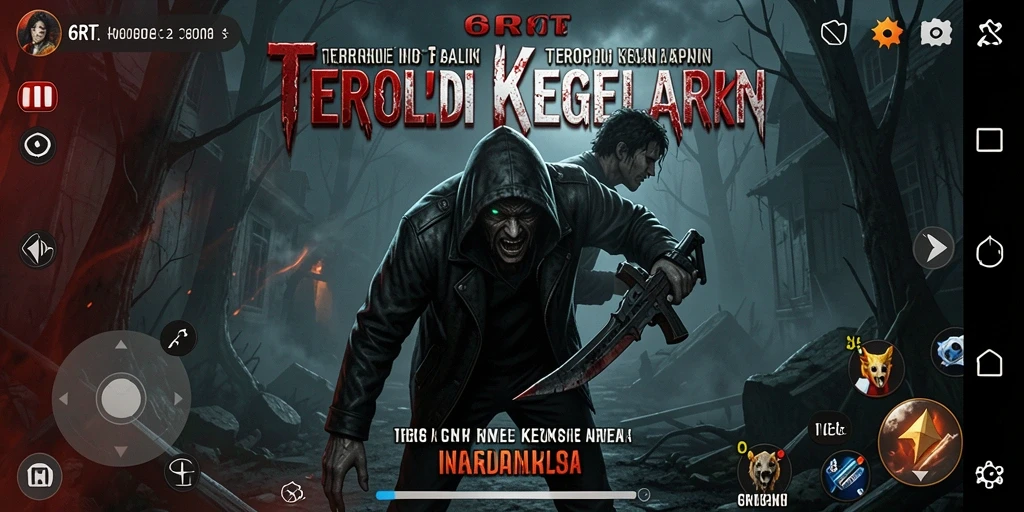 Tampilan gameplay menegangkan dari 6RT yang penuh kengerian.