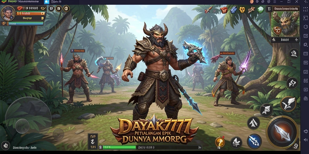 Tampilan gameplay yang menarik dari DAYAK777 dengan aksi seru!