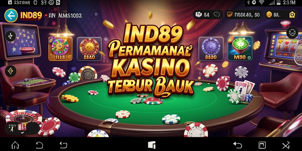Tampilan gameplay menarik di IND89 dengan berbagai pilihan permainan kasino.