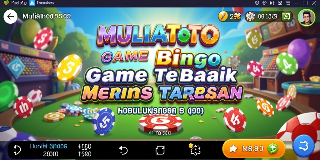 Tampilan gameplay menarik dari MULIATOTO yang menunjukkan keseruan Bingo.
