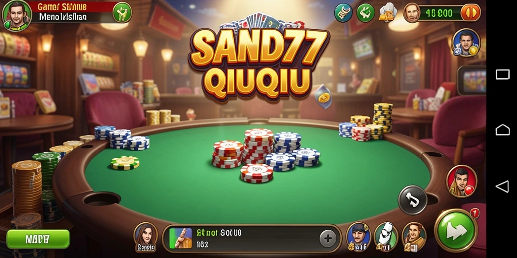 Screenshot gameplay QiuQiu yang seru di SAND77.