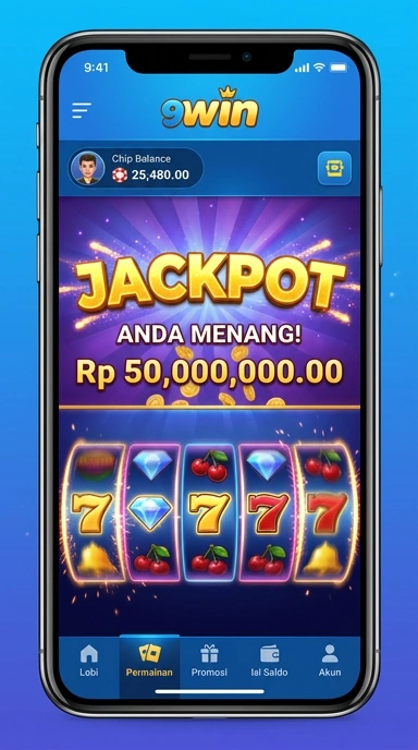 Proses unduh APK yang mudah di 9win.